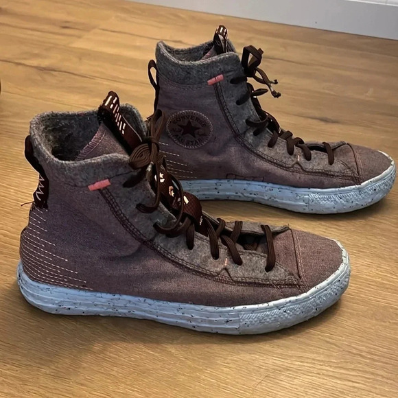 Converse | All Stars Crater Hi Tops red/maroon women’s size 10 Men’s size 8 - Picture 1 of 10